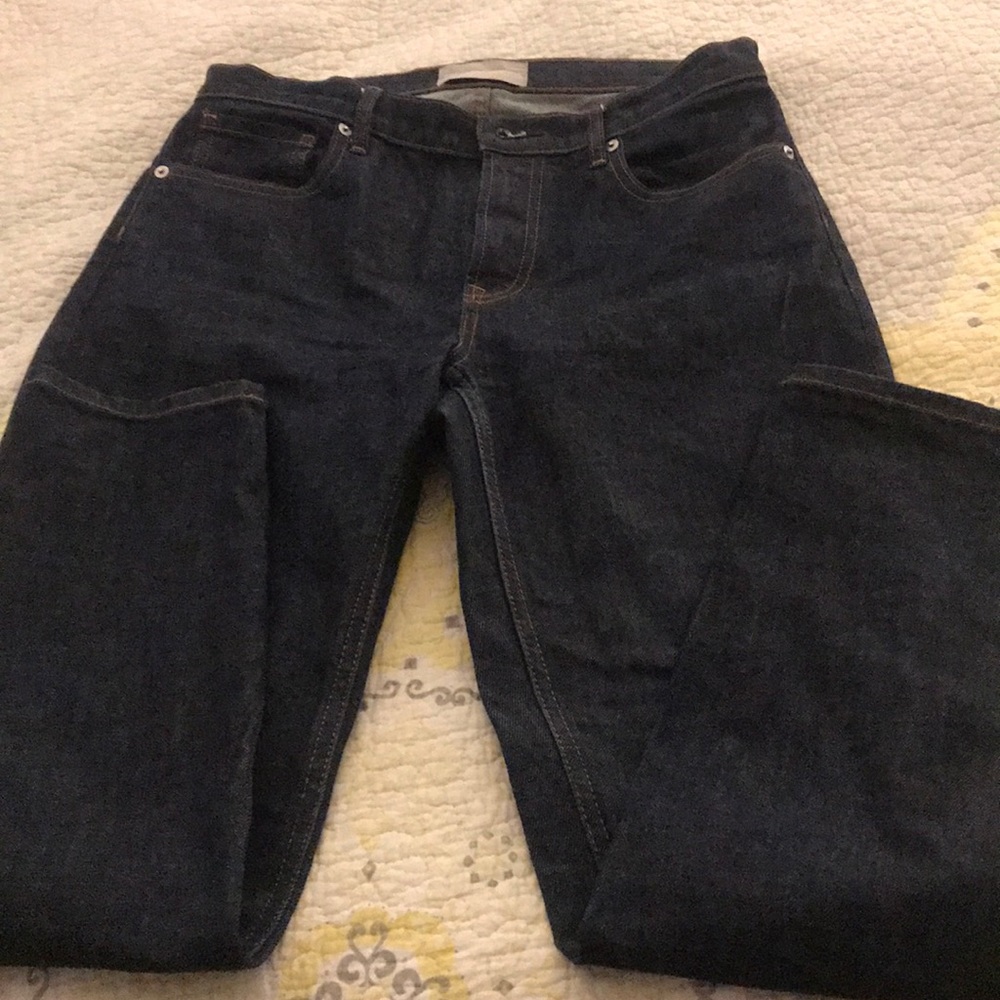 LIKE NEW Everlane High Rise Skinny Jean Dark Blue